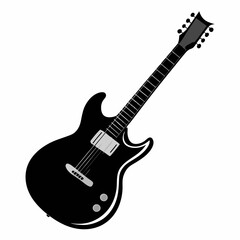 Obraz premium acoustic guitar isolated on white