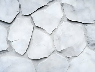 White Stone Wall Texture Background
