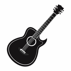 Obraz premium guitar isolated on white