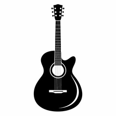 Fototapeta premium guitar isolated on white