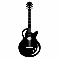 Naklejka premium guitar isolated on white