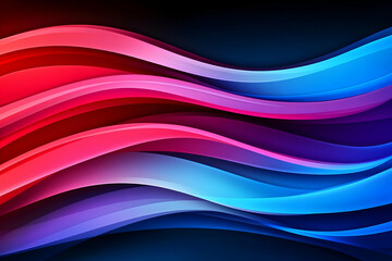 Abstract Wavy Background Illustration