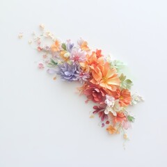 Obraz premium Pastel Flower Arrangement