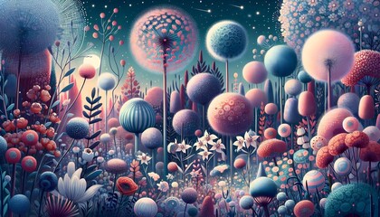 Jardines de Ensue&ntilde;o: P&eacute;talos y Colores M&aacute;gicos