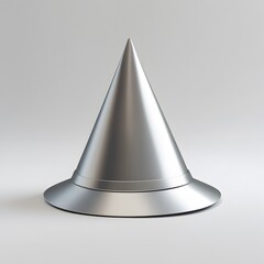 Fototapeta premium Birthday Party Hat Isolated on White Background Generative AI
