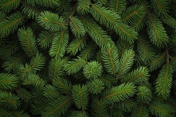 A detailed shot of a pine tree's bark and needles