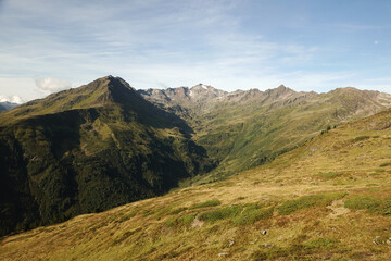 The panorama of the Lechtal Alps, Sankt Anton, Austria