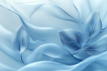 Obraz premium A close-up shot of a single blue flower sitting on a plain white background