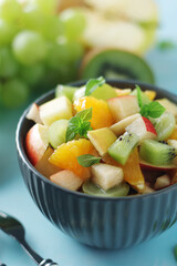 A bowl with fresh fruit