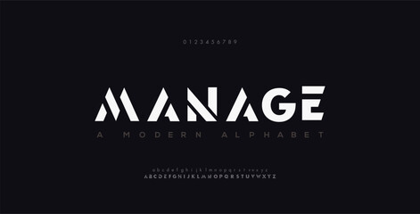 Abstract digital modern alphabet fonts. Typography technology electronic dance music future creative font. vector illustration
