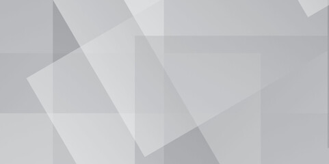 Obraz premium Vector Modern white and gray technology concept diamond triangle geometric line background. modern white and grey gradient color geometric backdrop design cube pattern background for website banner.