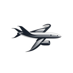 Sleek Airplane Icon 