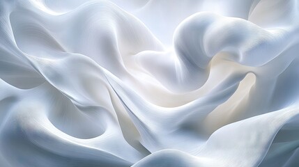 Obraz premium A soft, flowing texture resembling delicate fabric, evoking a sense of calm and serenity.