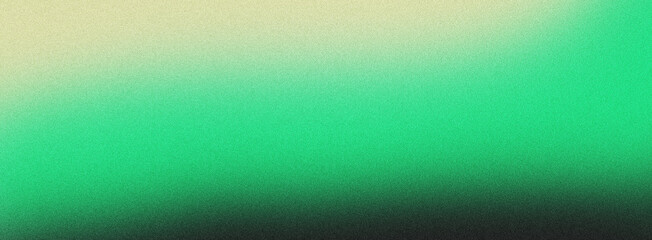 Light green illuminated wave on black, grainy color gradient background, noise texture effect, copy space