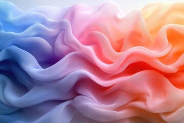 Obraz premium A close-up shot of soft pink and blue fabric, suitable for textile or craft projects