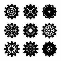 set of gear wheels