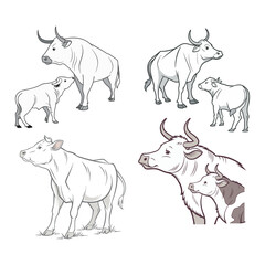 Cow Vector Art