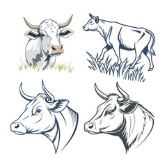 Cow Vector Art