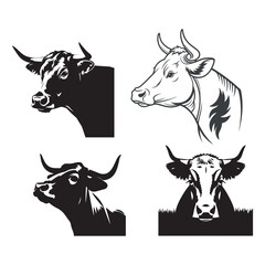 Cow Vector Art