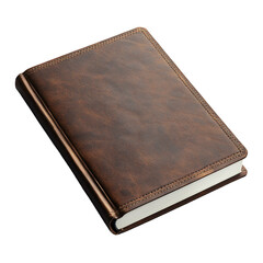 Obraz premium Elegant Brown Leather Journal: A Luxurious Writing Companion