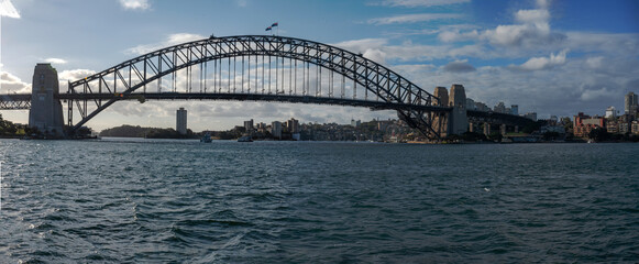 Naklejka premium city harbour bridge22