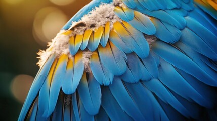 Obraz premium Close-up of a feather