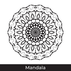 Mandal outline fill with colour