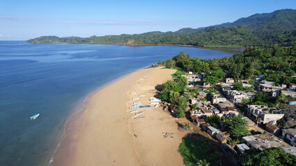 Beach and coast at Nioumachoua, Moheli, Comoros	