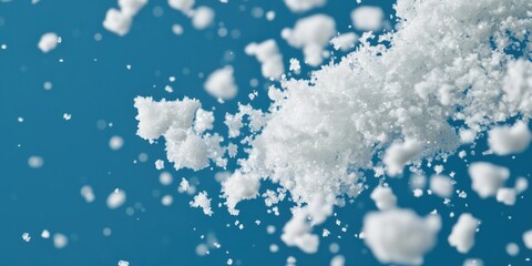A container filled with white sugar sitting on a table, ideal for cooking and baking needs
