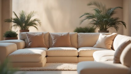 Serenity surrounds plush seating in a tranquil indoor relaxation space with gentle lighting