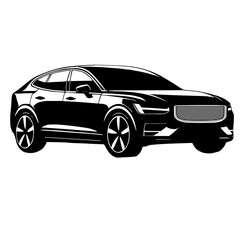 Obraz premium Luxury electric car 