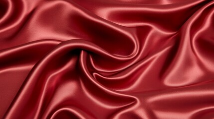 Fototapeta premium Black dark deep red burgundy cherry maroon crimson abstract background. Silk satin velvet fabric. Elegant luxury rich. Curtain drapery fold line wave flow. Romance Valentine Birthday Christmas. 