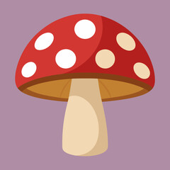 mushrooms on a white background