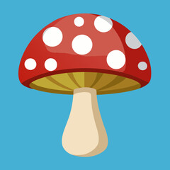 mushrooms on a white background