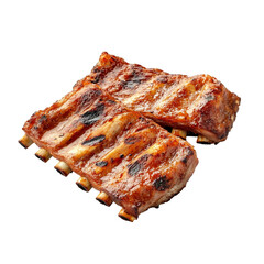 Delicious Grilled BBQ Ribs, Succulent and Flavorful Meat, Perfect for a Summer Barbecue