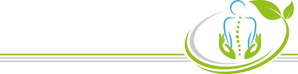 Person und Hände, Massage, Orthopädie und Chiropraktiker Hintergrund	
