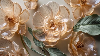 Macro Photograph Showcasing the Intricate Details of Nature, Capturing the Beauty and Precision of Tiny Textures and Patterns