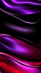 Fototapeta premium Black dark gray purple burgundy red background. Silk satin fabric. Luxury elegant beauty premium rich. Shiny glitter shimmer silky. Drapery fold crease. Christmas birthday Valentine romance festival.