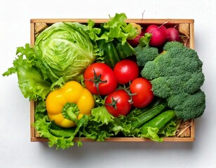 Generated imagefresh vegetables