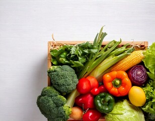 Generated imagefresh vegetables