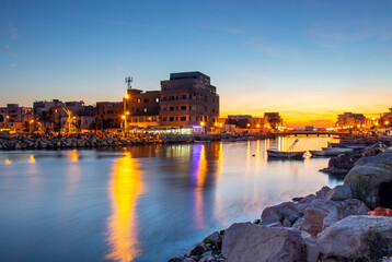Fototapeta premium La Goulette, Tunisia: A Cosmopolitan City and Home to the Main Port of Tunis