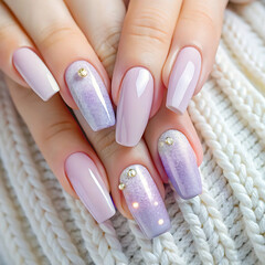 Obraz premium Elegant nail art manicure design