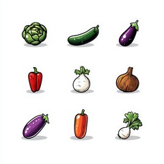 Vibrant Collection of Fresh Vegetables Including Carrots Tomatoes Broccoli and Peppers Perfect for Healthy Meals and Colorful Culinary Creations