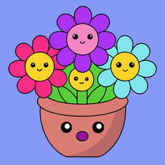flowers in a pot