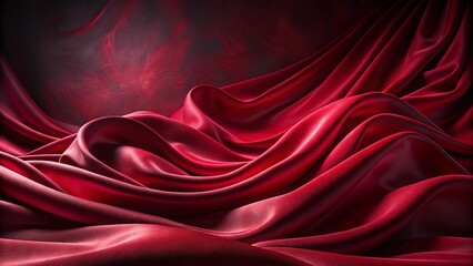 Obraz premium Red velvet as abstract background.