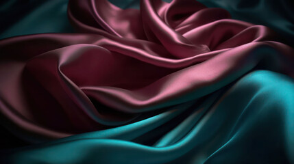 Fototapeta premium Soft Flowing Satin Fabric Background