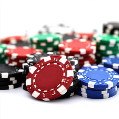 Casino Chips Isolated