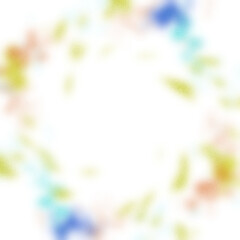 Fototapeta premium An abstract transparent wavy vignette design element overlay.