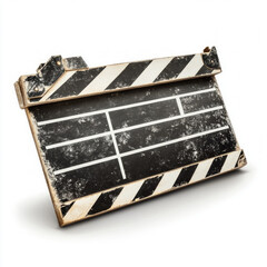 Fototapeta premium Clapperboard Isolated