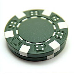 Naklejka premium Poker Chips Isolated